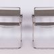 Chaises de Bauhaus restaurées en tissu Iron-Garn par M. Breuer, République tchèque, années 1930, ensemble de 2
