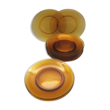 Vintage yellow plates