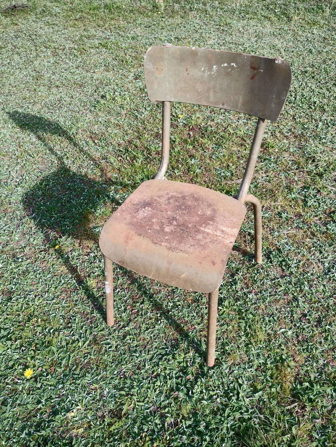 Steel chair