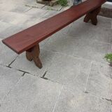 Exotic wood bench