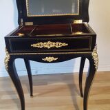 Table travailleuse Napoléon III stamped "TAHAN Paris"