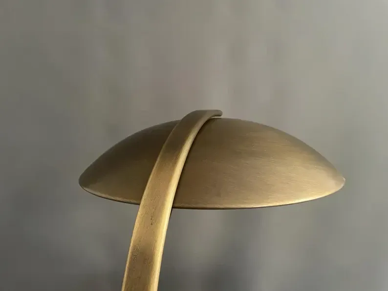 Brass table lamp, model Hillebrand 7613, 1960s