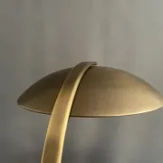 Brass table lamp, model Hillebrand 7613, 1960s