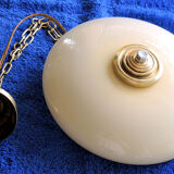 Hanging lamp opaline 24