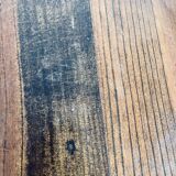 Wooden pedestal table