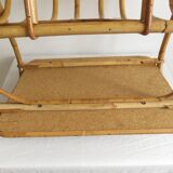 Bedside table and magazine rack wicker
