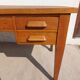 bureau en bois massif, vintage, bohème