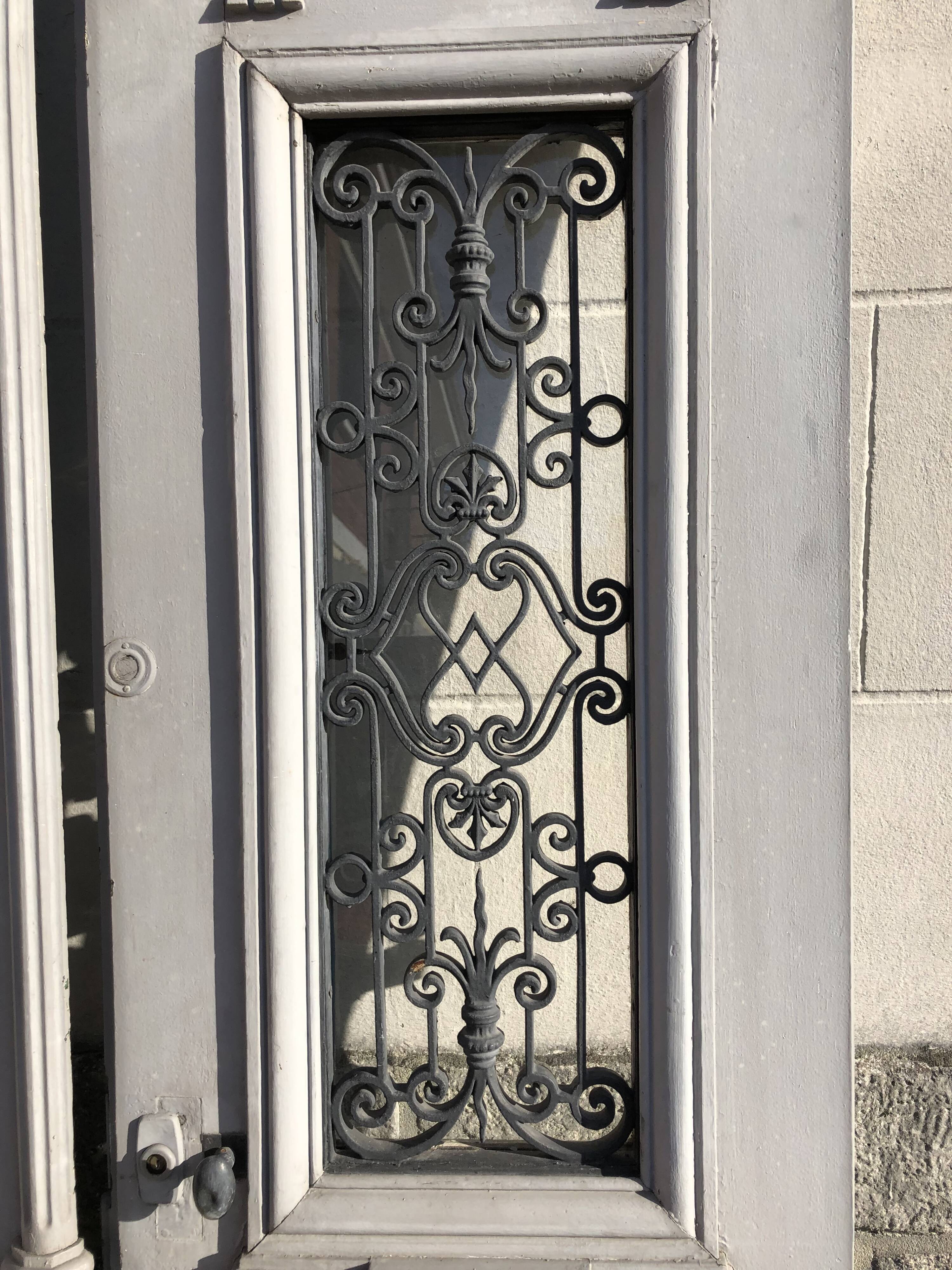 Entrance door double