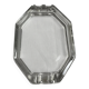 Vintage octagonal glass ashtray