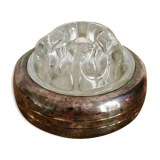 Glass and silver flower picks