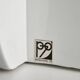 Perdomello 70 White Ceramic Hemisphere Lamp, 1970s