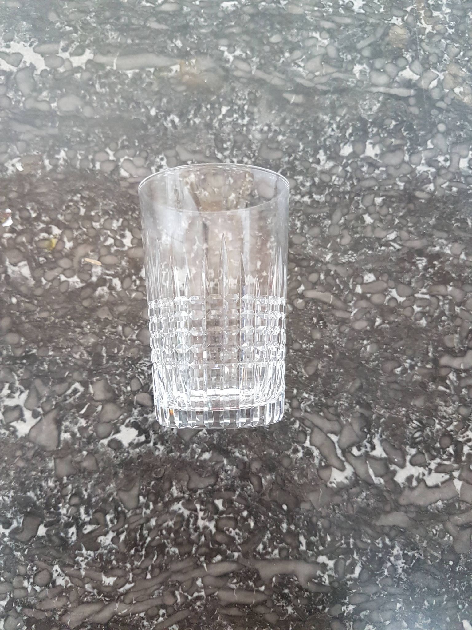 8 glasses whiskey (or glasses), Baccarat Crystal, model Nancy