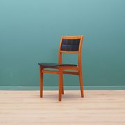 Ensemble de quatre chaises en hêtre, design danois, années 1970, production : Danemark