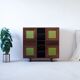 Angelo Cabinet en acajou, Mangiarotti pour Sorgente dei Mobili, Italie, années 1960