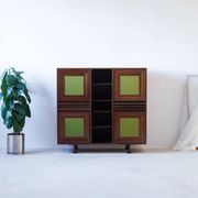 Angelo Mangiarotti for Sorgente dei Mobili | Mahogany cabinet, Italy, 1960s