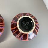 Set of Two Pottery Vases Objects by Steuler Ceramics, Germany, 1970s