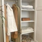 Parisian wardrobe + hanging rail