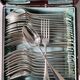 Set of 24 old cutlery: Alfenide housewife, monogrammed Fidelio model