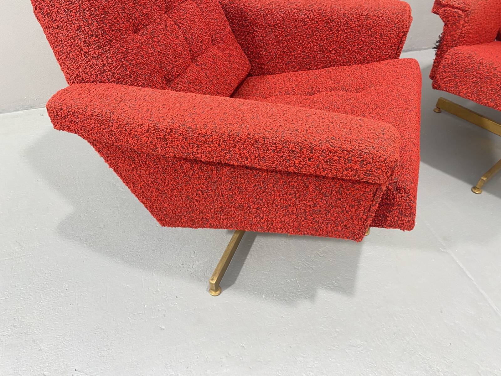 Pair of Vintage Swivel Armchairs from Up Zavody, 1970s
