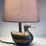 Vintage duck lamp