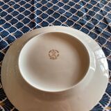 Service de onze assiettes à dessert en porcelaine du Béry