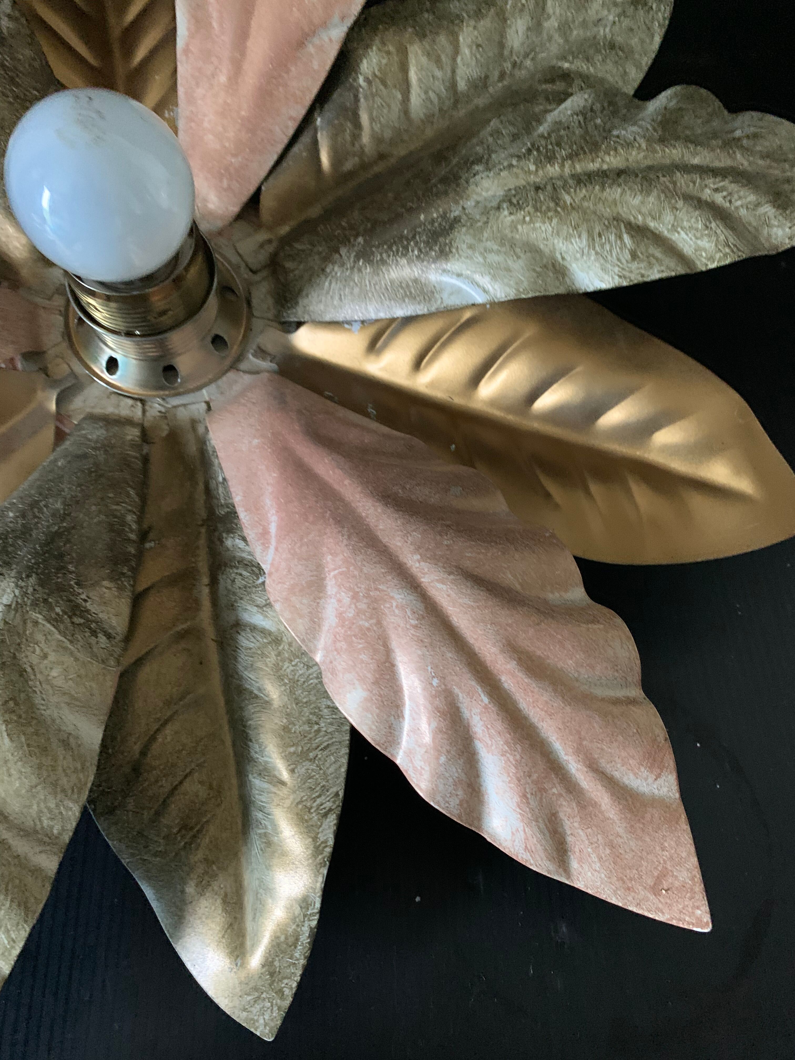 Golden flower applique