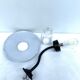 Wall lamp COL de Cygne authentic steel cast old lamp 1920 1930