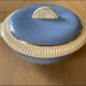 Vintage blue soup pot Villeroy and Boch 50