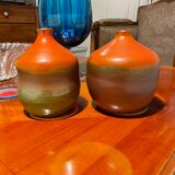 Vase ball glazed glazed gradient signed SS