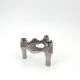 Vintage Brutalist Metal stackable Quist Candle Holder, 1970s
