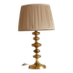 Single Swedish Brass Bobbin Table lamp