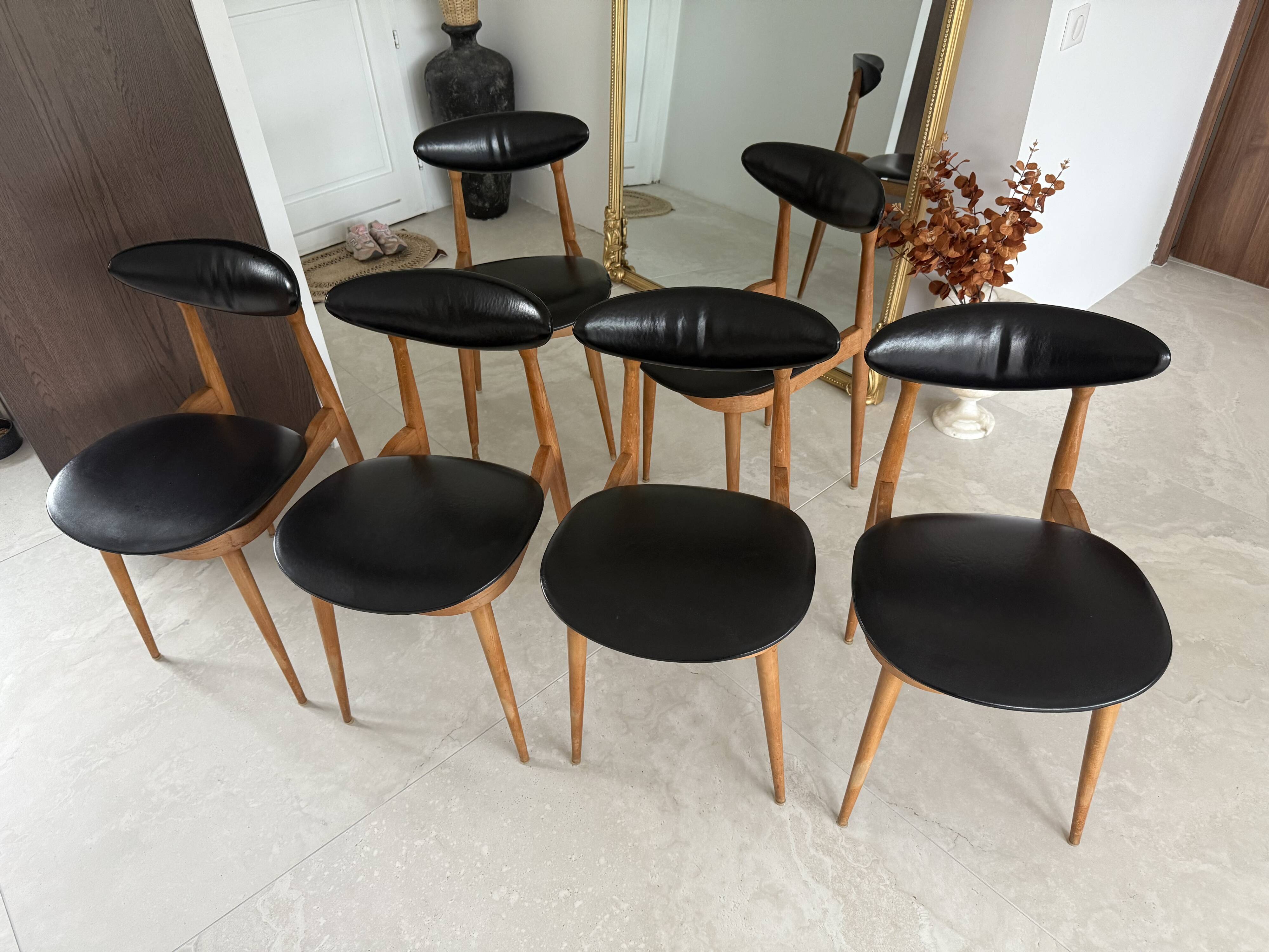 Lot de 5 chaises Baumann Licorne