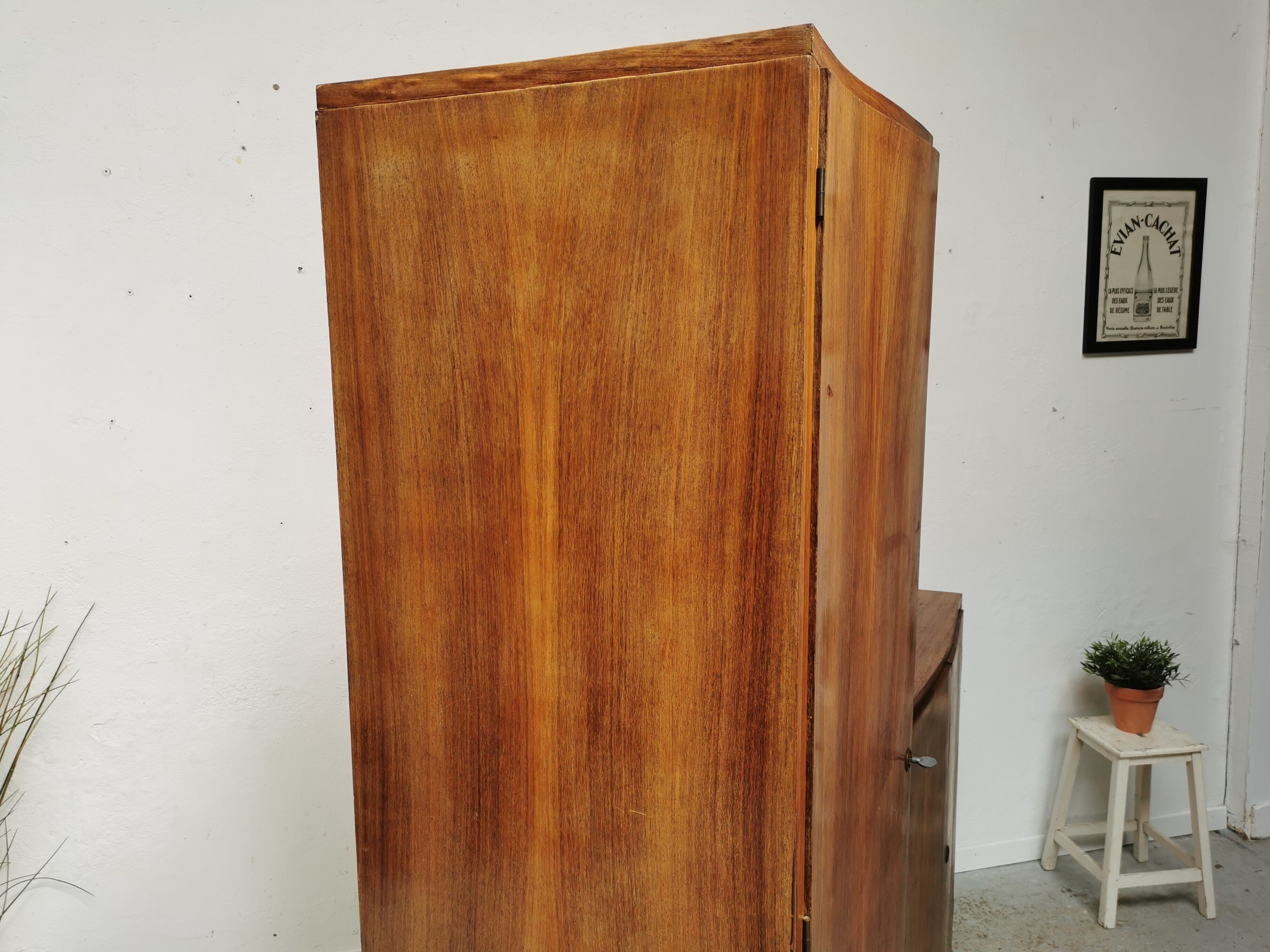 Vintage asymmetrical wardrobe