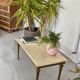 Table basse marbre et bronze