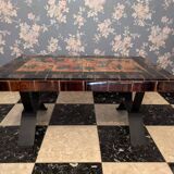 Coffee table in glazed ceramic tiles from the 60s/70s
