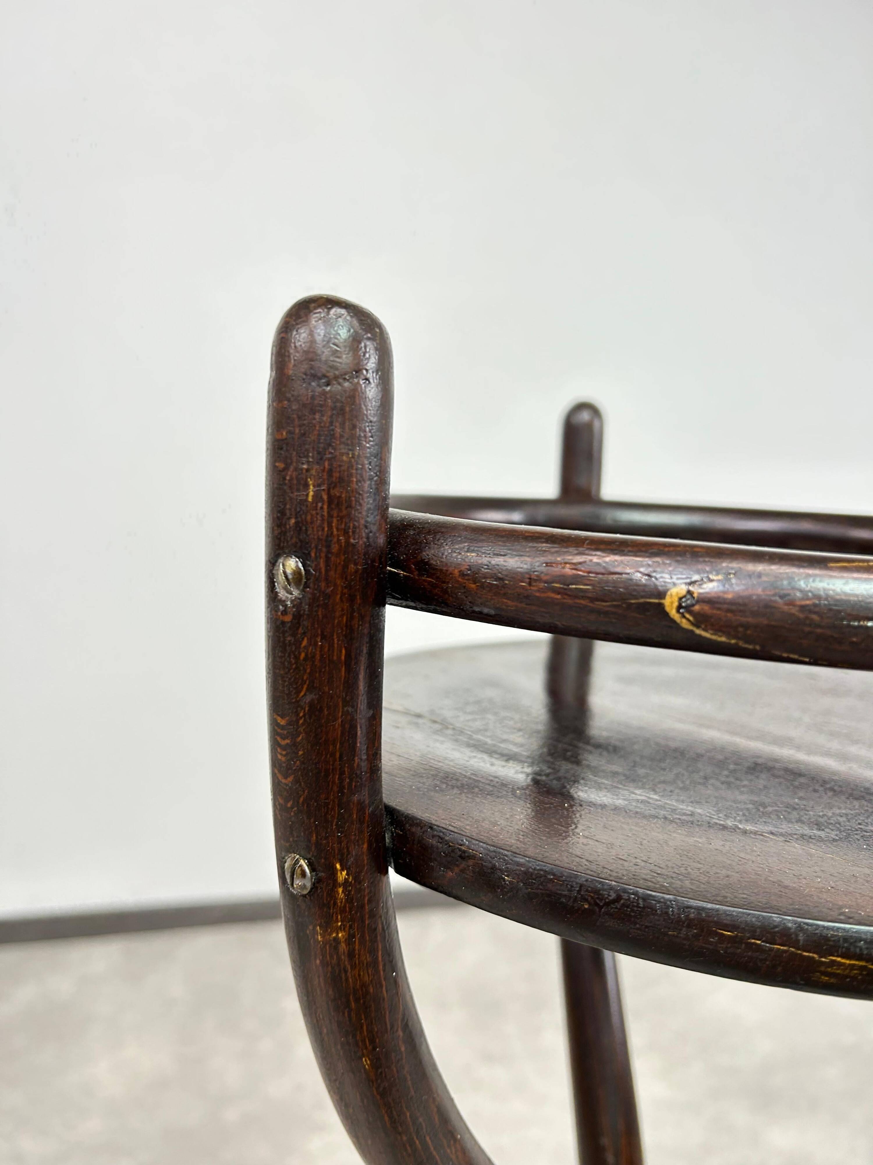 Porte-plante en bois courbé par Thonet