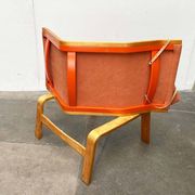 Mid-century modern Pulkka lounge chair by Ilmari Lappalainen for Asko, 1960s.