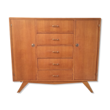 Commode en chêne doré – années 50/60