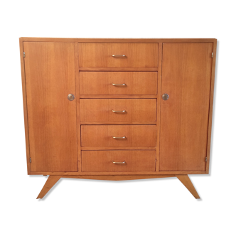 Commode en chêne doré – années 50/60