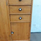 buffet bois massif, pieds compas