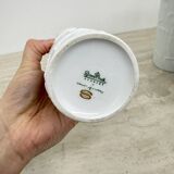 Set of 6 biscuit porcelain vases, 1970s