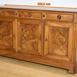 Buffet 3 portes en noyer, fin XIXème