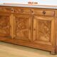 Buffet 3 portes en noyer, fin XIXème