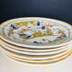 6 plates in Moustiers earthenware