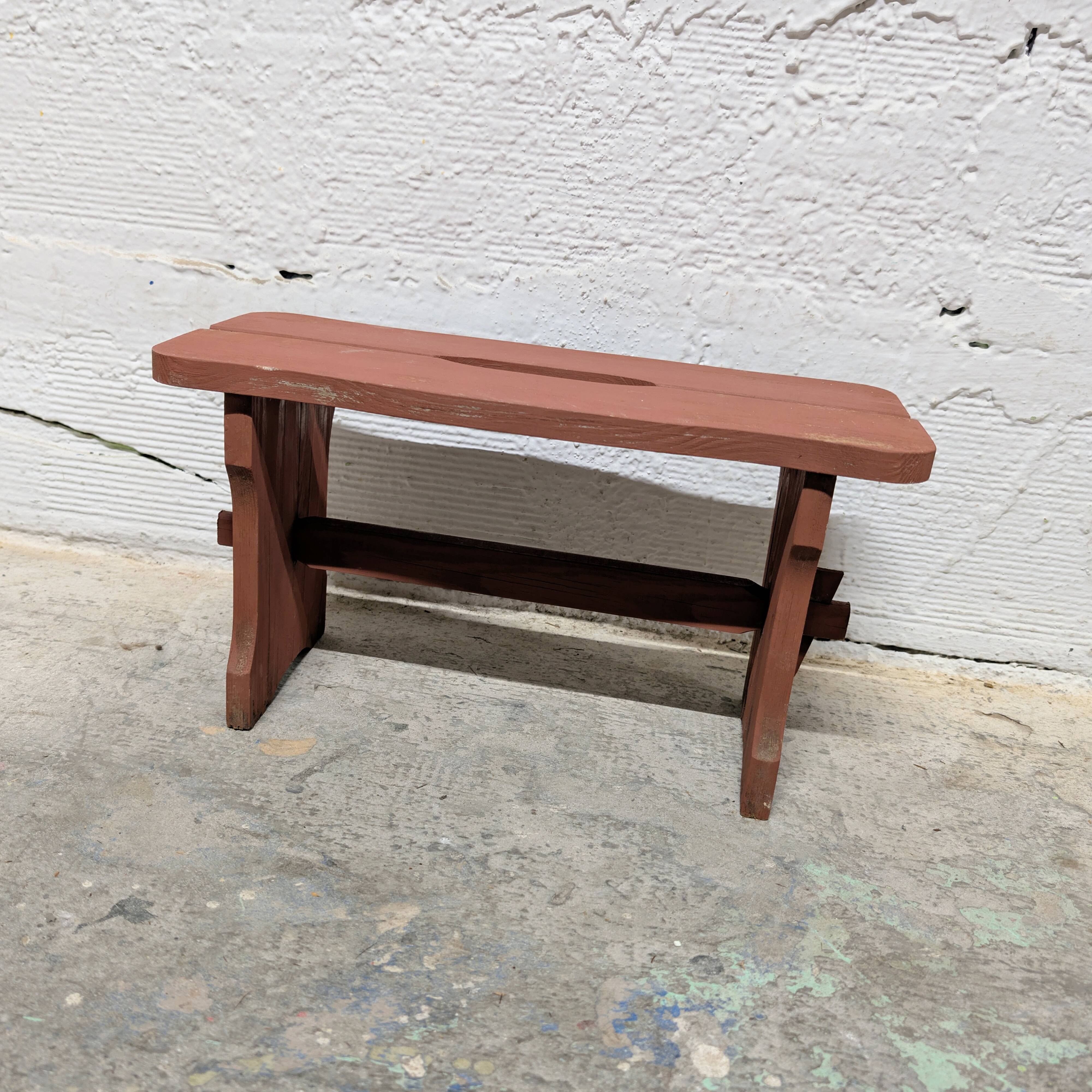 Small wooden stool