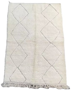 Tapis berbère losanges parallèles