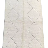Berber rug with parallel diamonds 160x240 cm