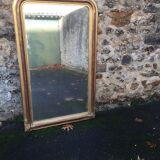 Louis Philippe period gilded wooden mirror