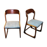 Chaises traîneau Baumann