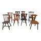 Chaises de bistrot dépareillées